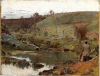 Roberts, Tom - A quiet day on Darebin Creek